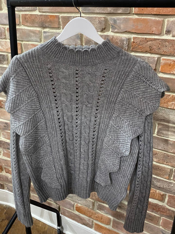 Monica Frill Cable Knit Jumper