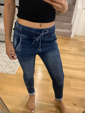 Toni Pull String Denim Jeans